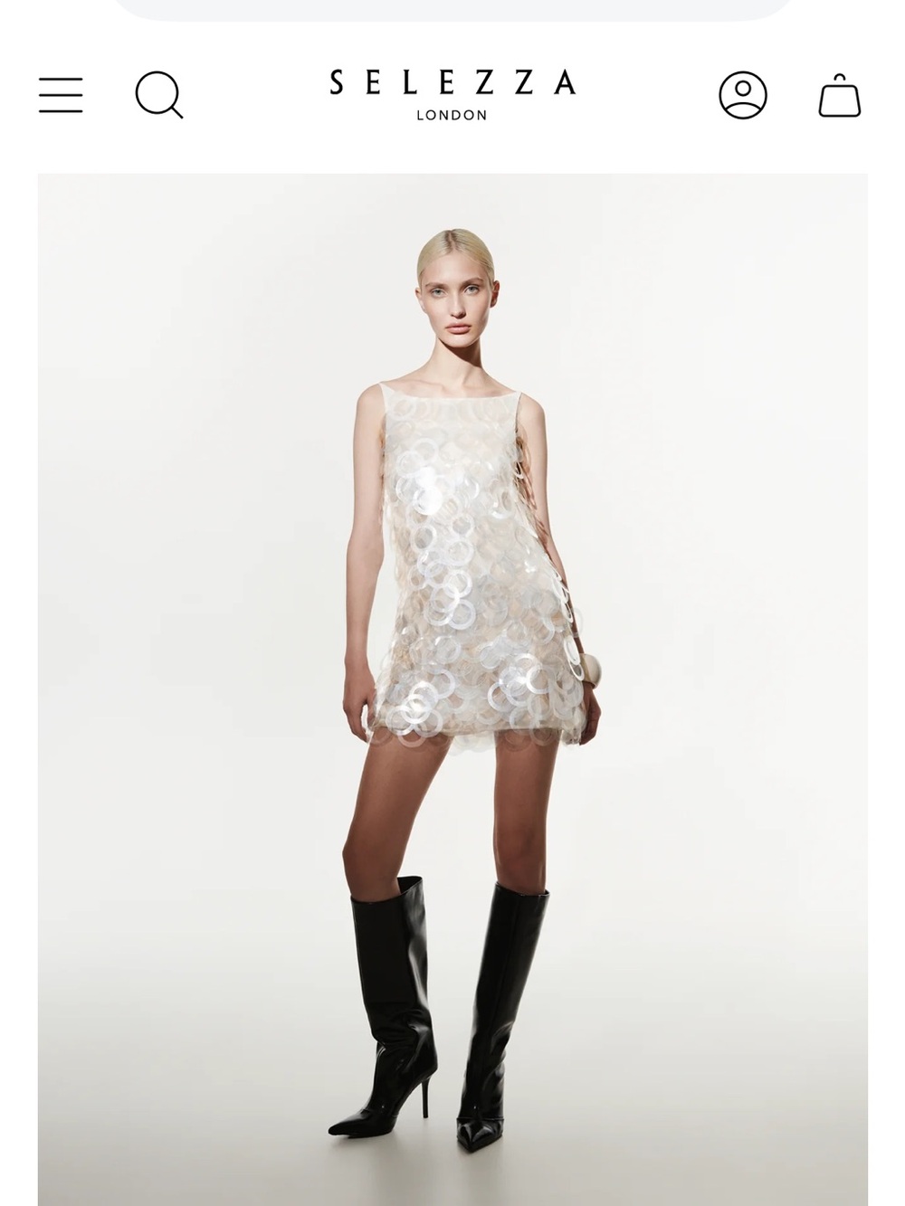 NWT Selezza London Dazzle Mini Dress